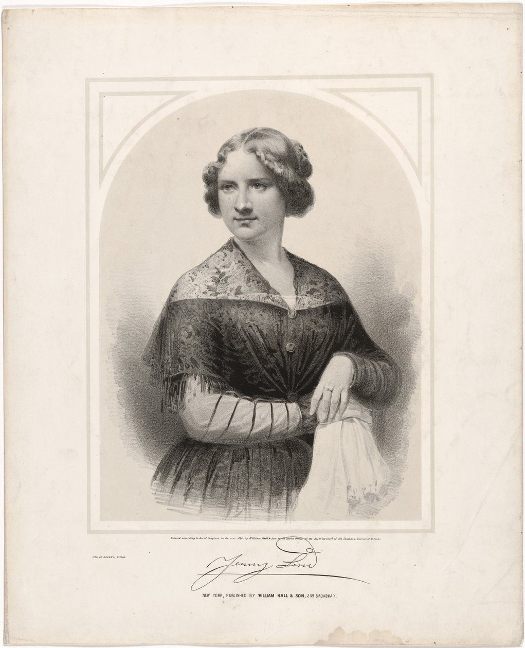Jenny Lind door Napoleon Sarony