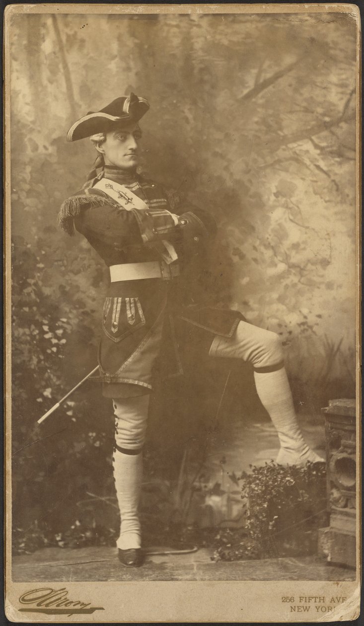 [John Drew, Jr. als Captain Plume uit "The Recruiting Officer"]. door Napoleon Sarony