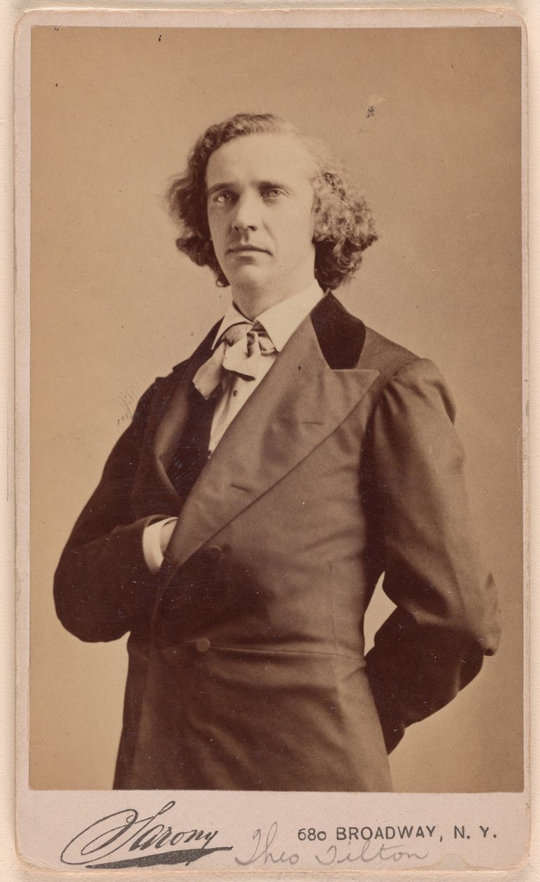 Theodore Tilton door Napoleon Sarony