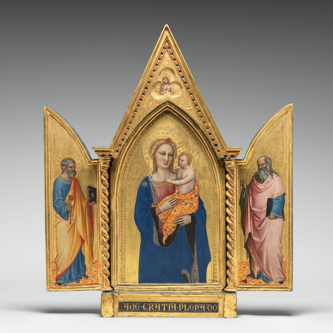 Sint Jan de Evangelist (rechter paneel) door Nardo di Cione