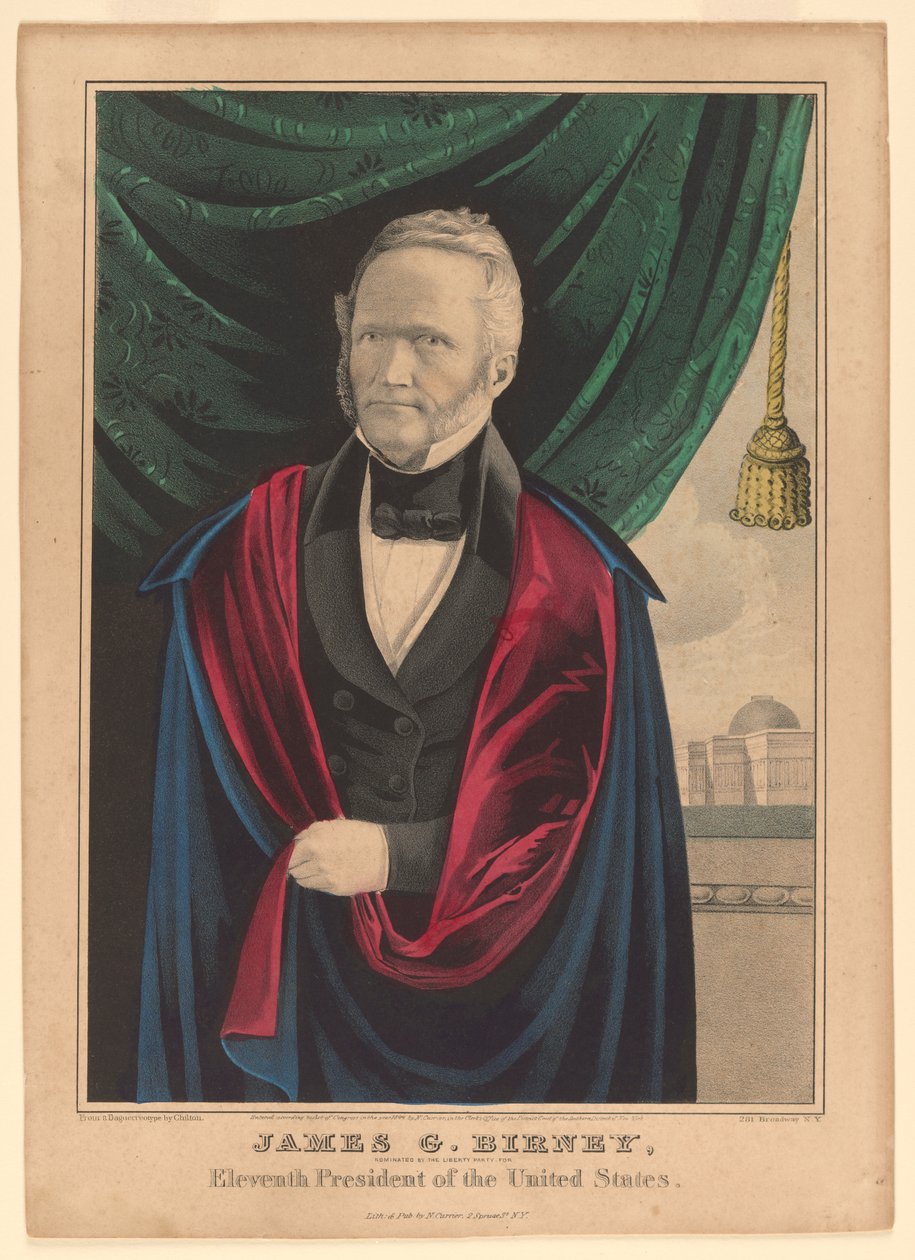 James G. Birney door Nathaniel Currier