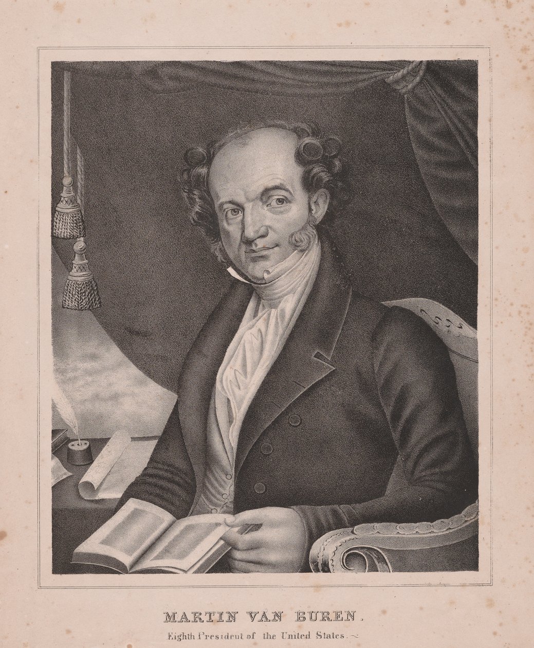 Martin Van Buren door Nathaniel Currier