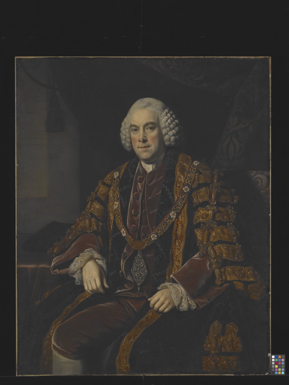 Een Lord Mayor van Londen door Nathaniel Dance