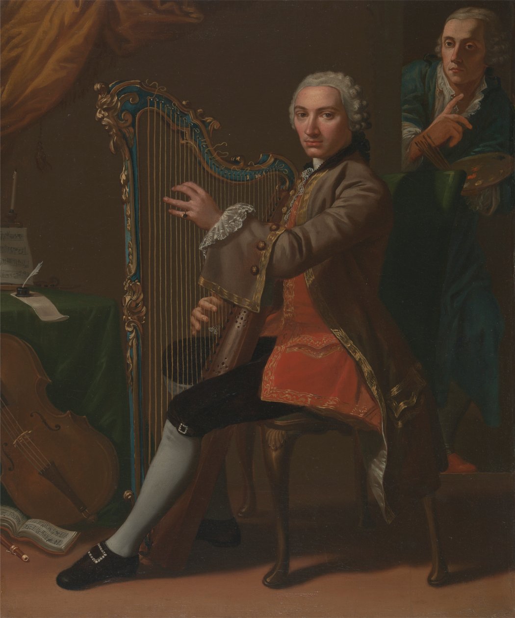 Cristiano Giuseppe Lidarti en Giovanni Battista Tempesti door Nathaniel Dance