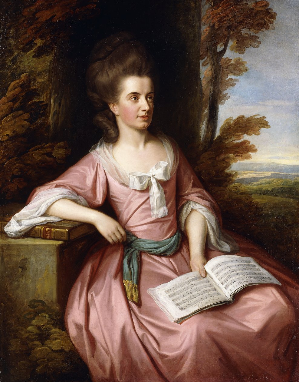 Portret van Martha Ray door Nathaniel Dance Holland