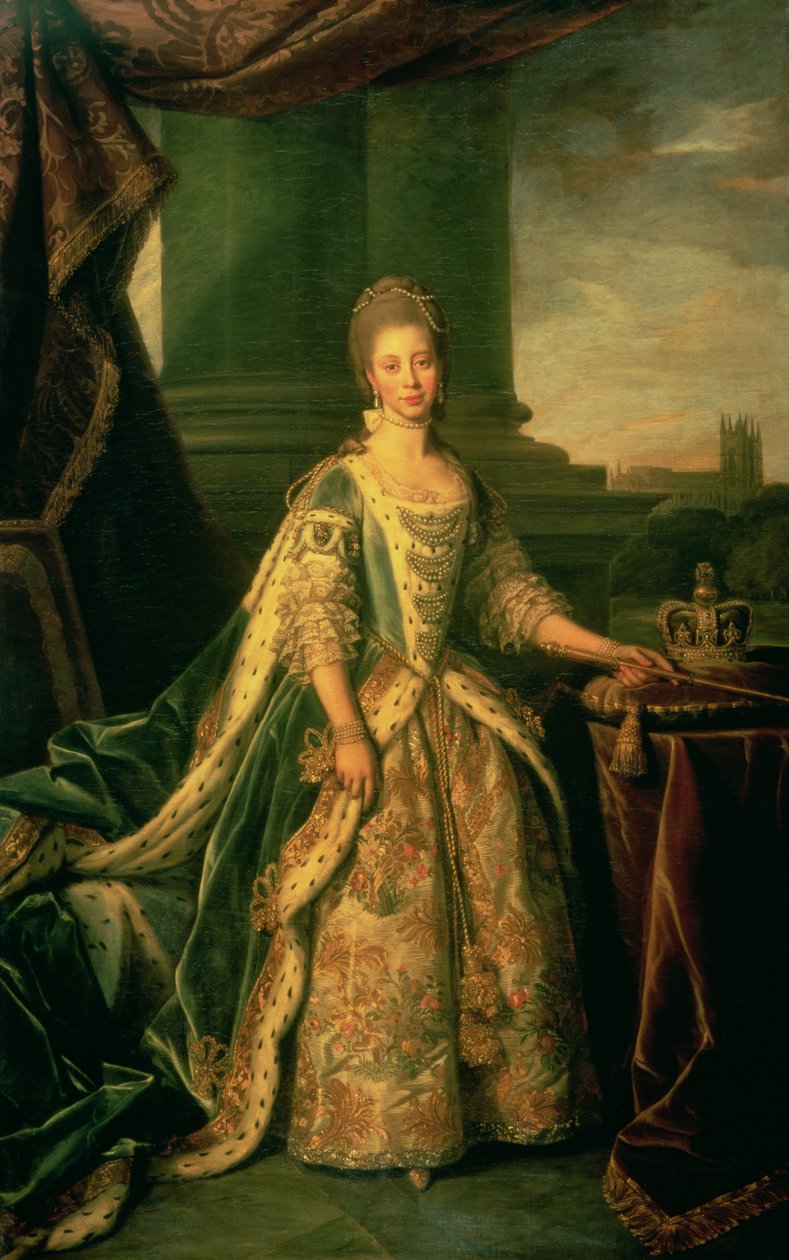 Portret van Sophie Charlotte (1744-1818) door Nathaniel Dance Holland