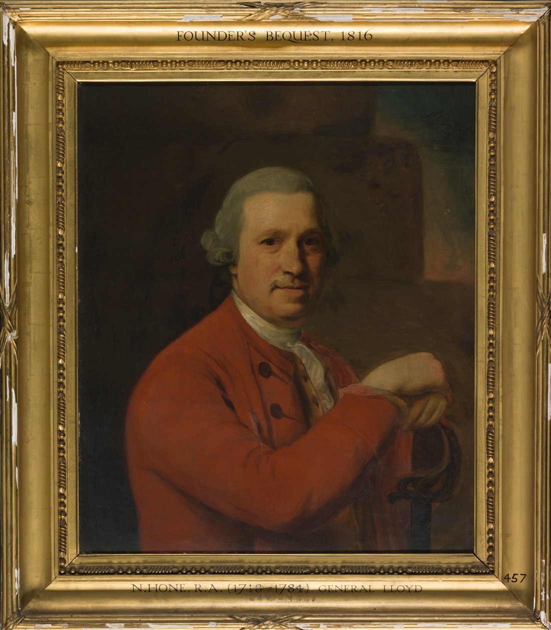 Generaal Lloyd, 1773 door Nathaniel Hone