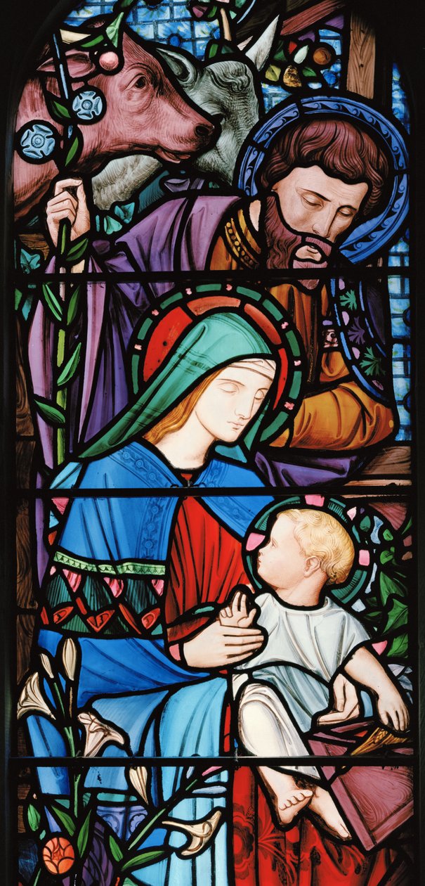 De geboorte van Christus door Nathaniel Westlake