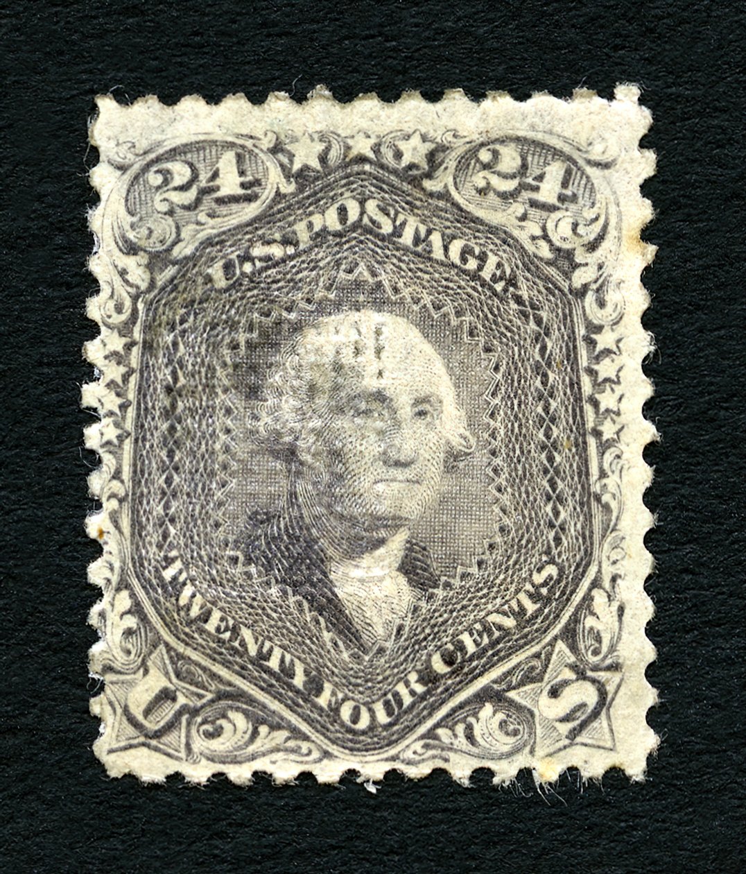 24c Washington F Grill enkel door National Bank Note Company