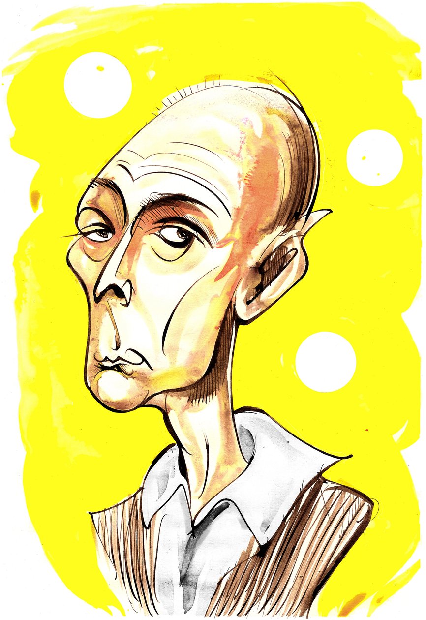 Jasper Carrott - karikatuur door Neale Osborne