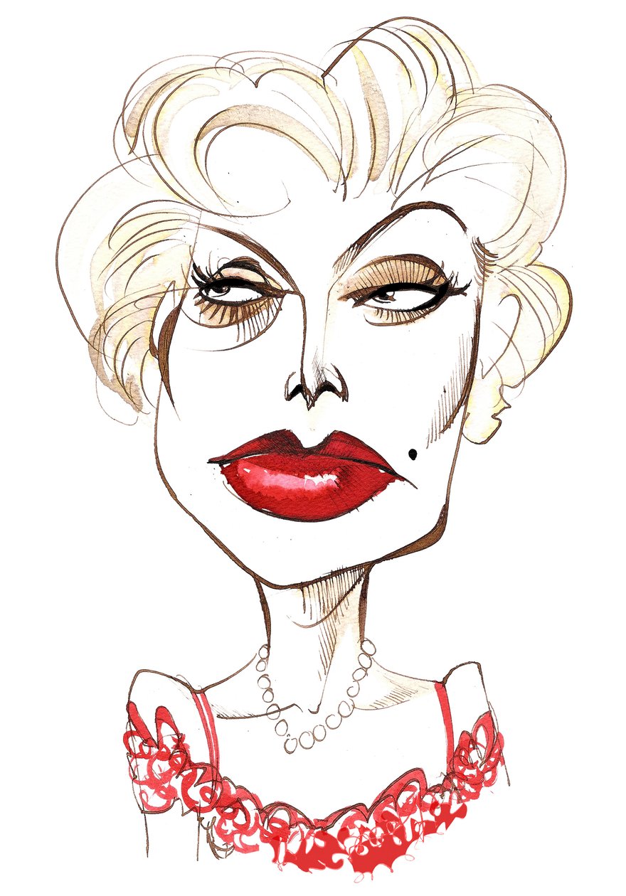 Zsa Zsa Gabor, Hongaars-Amerikaanse actrice 6 februari 1917 - 18 december 2016 door Neale Osborne