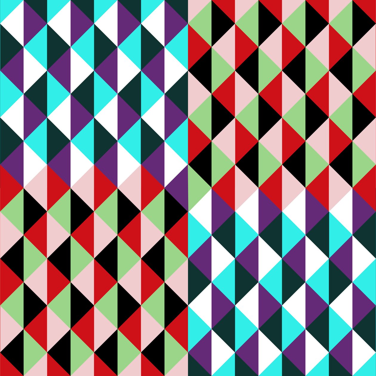 Decoratief textielontwerp, 2016 door Neale Osborne