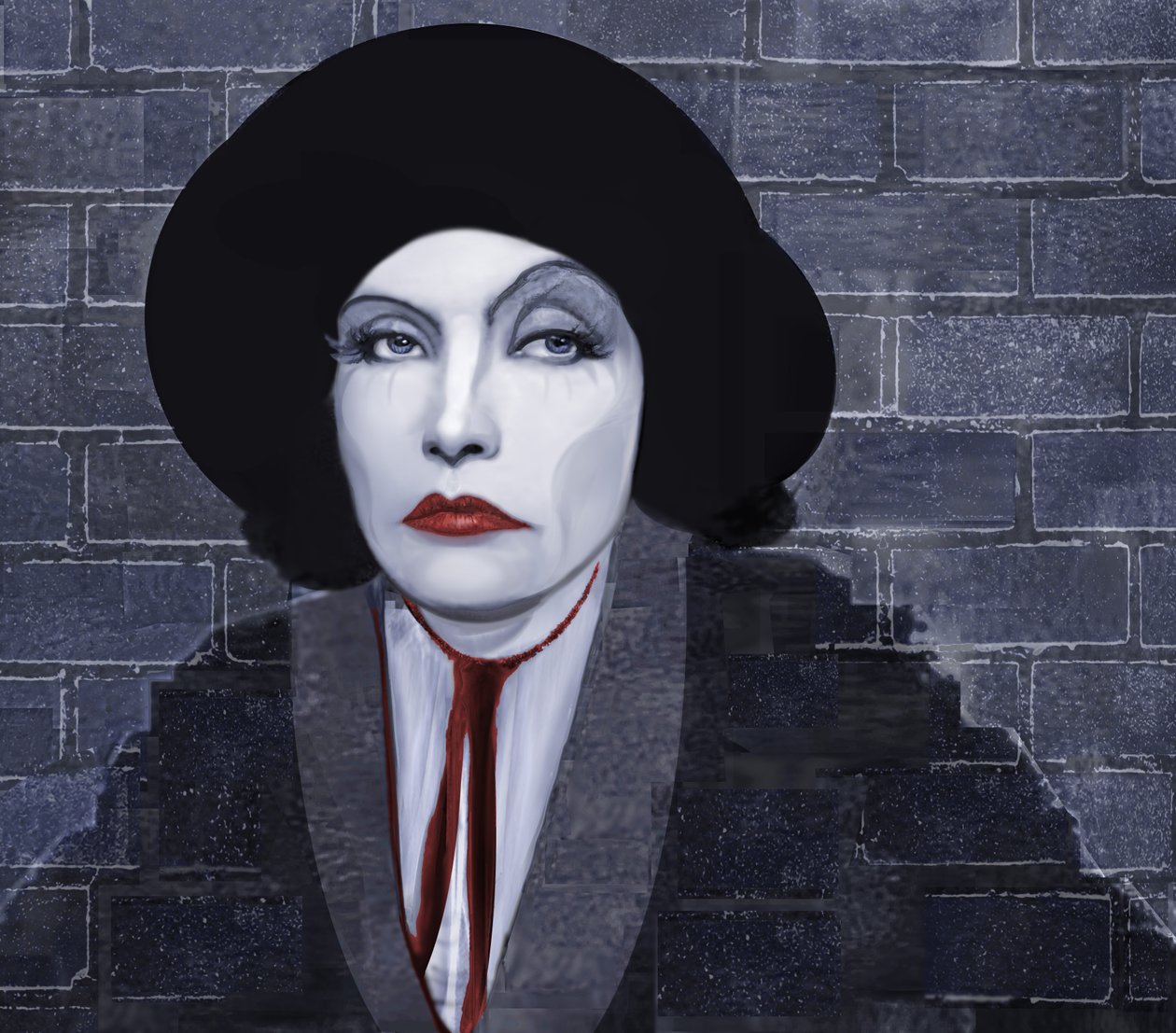 Greta Garbo, 2021 (digitaal) door Neale Osborne