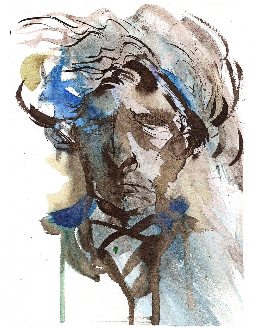 Hector Berlioz, 2025 (ink) door Neale Osborne