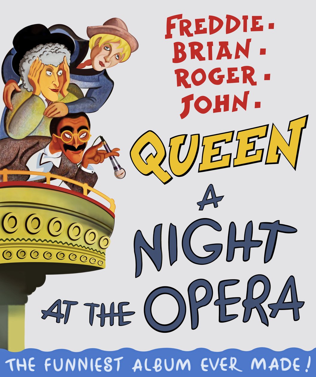 Queen: A Night at the Opera (poster) door Neale Osborne