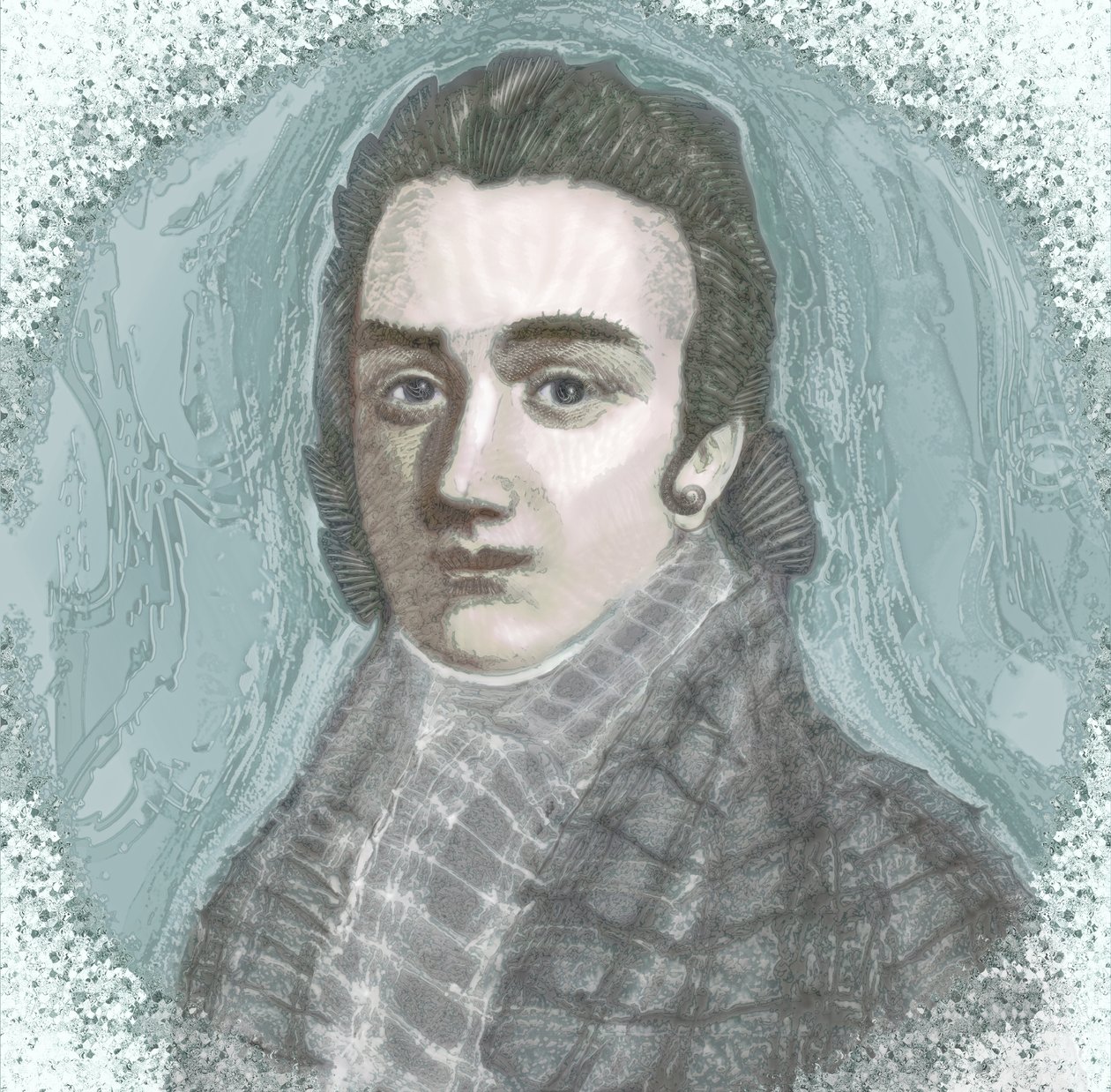 Samuel Taylor Coleridge, 2021 (digitaal) door Neale Osborne
