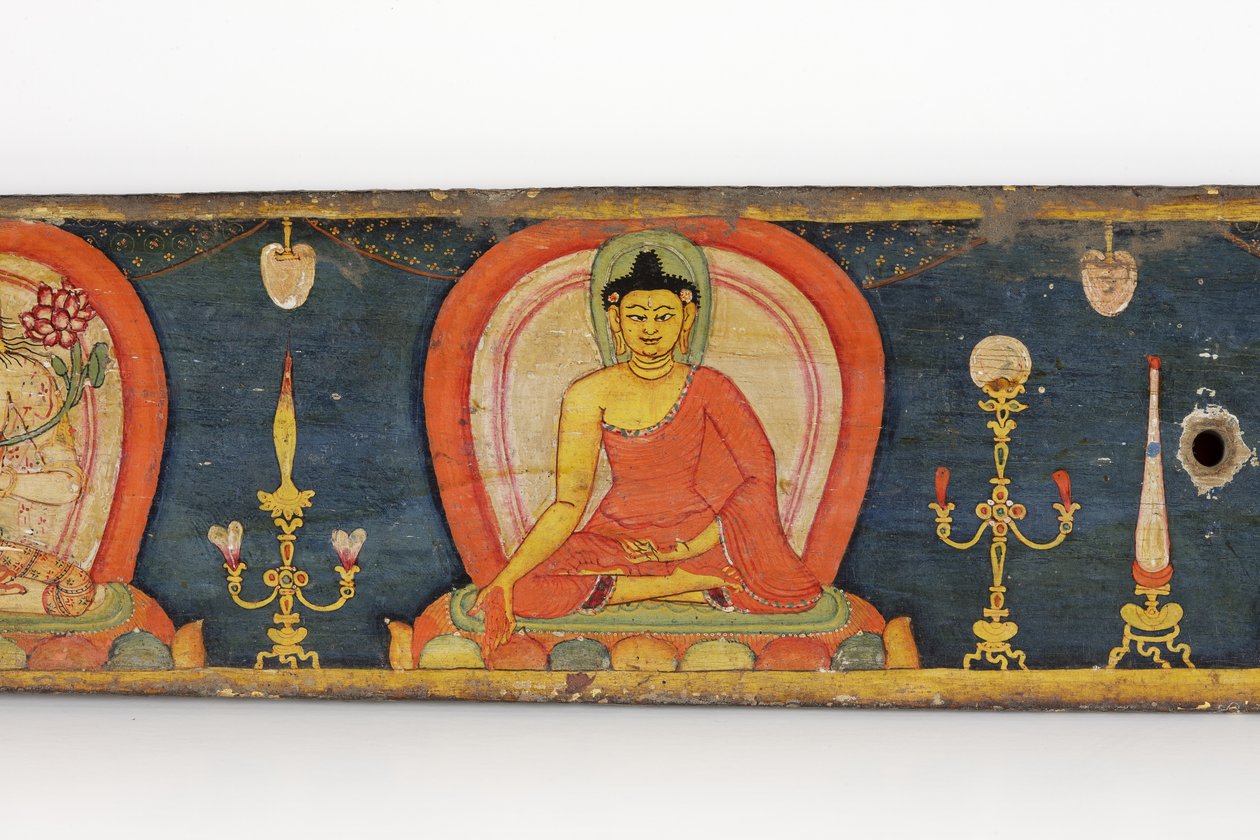 Manuscript van De Vijf Beschermingen, voorkant, 1138 door Nepalese School