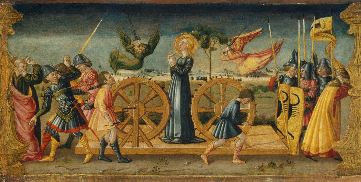 Het Martelaarschap van Sint-Catharina door Neri di Bicci