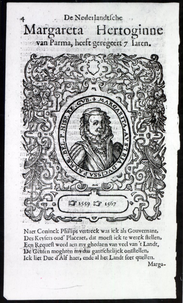 Margaretha van Parma, Gouverneur van de Nederlanden door Netherlandish School