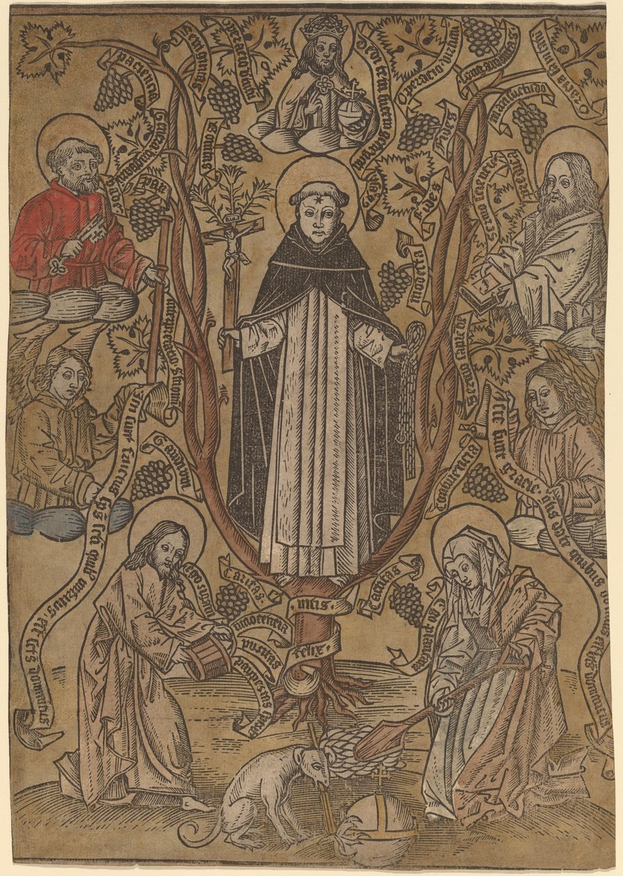 De Genealogische Boom van de Dominicanen door Netherlandish 15th Century