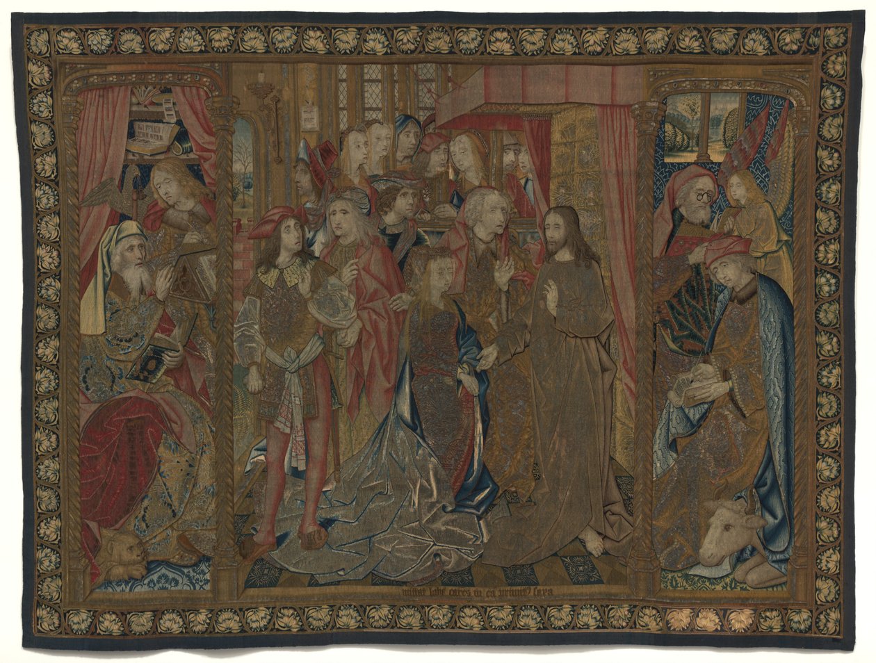 Christus en de Vrouw Betrapt op Overspel door Netherlandish 16th Century