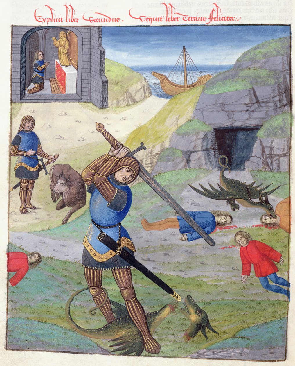 Cadmus, uit Metamorphoses 10 door Ovidius, 1497 door Netherlandish School