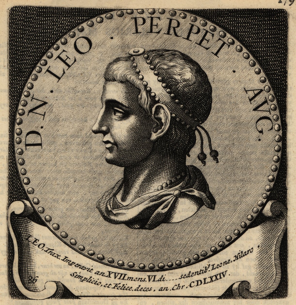 Portret van Romeinse keizer Leo I door Netherlandish School