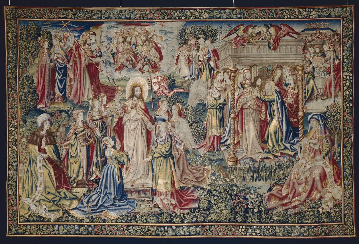 De Opstanding uit De Allegorie van de Verlossing van de Mens door Netherlandish School