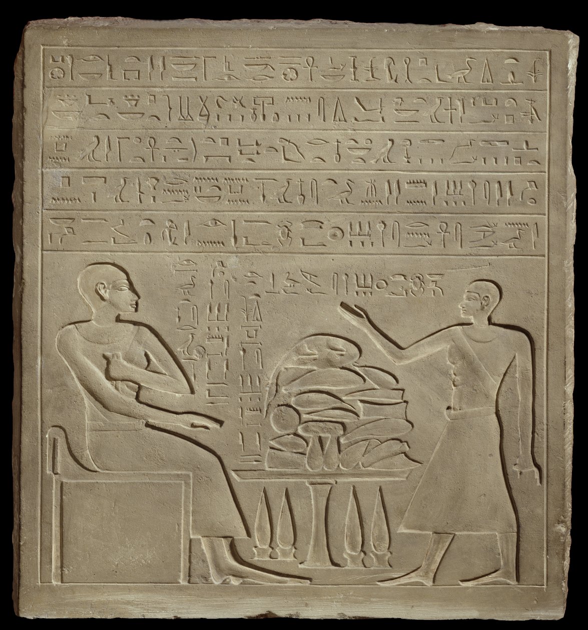 Stèle van Imeny door New Kingdom Egyptian