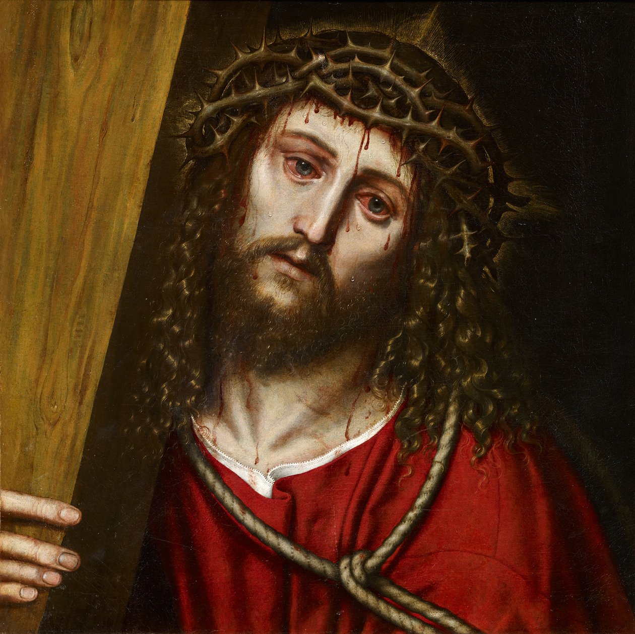 Christus draagt het kruis door Niccolo Frangipane