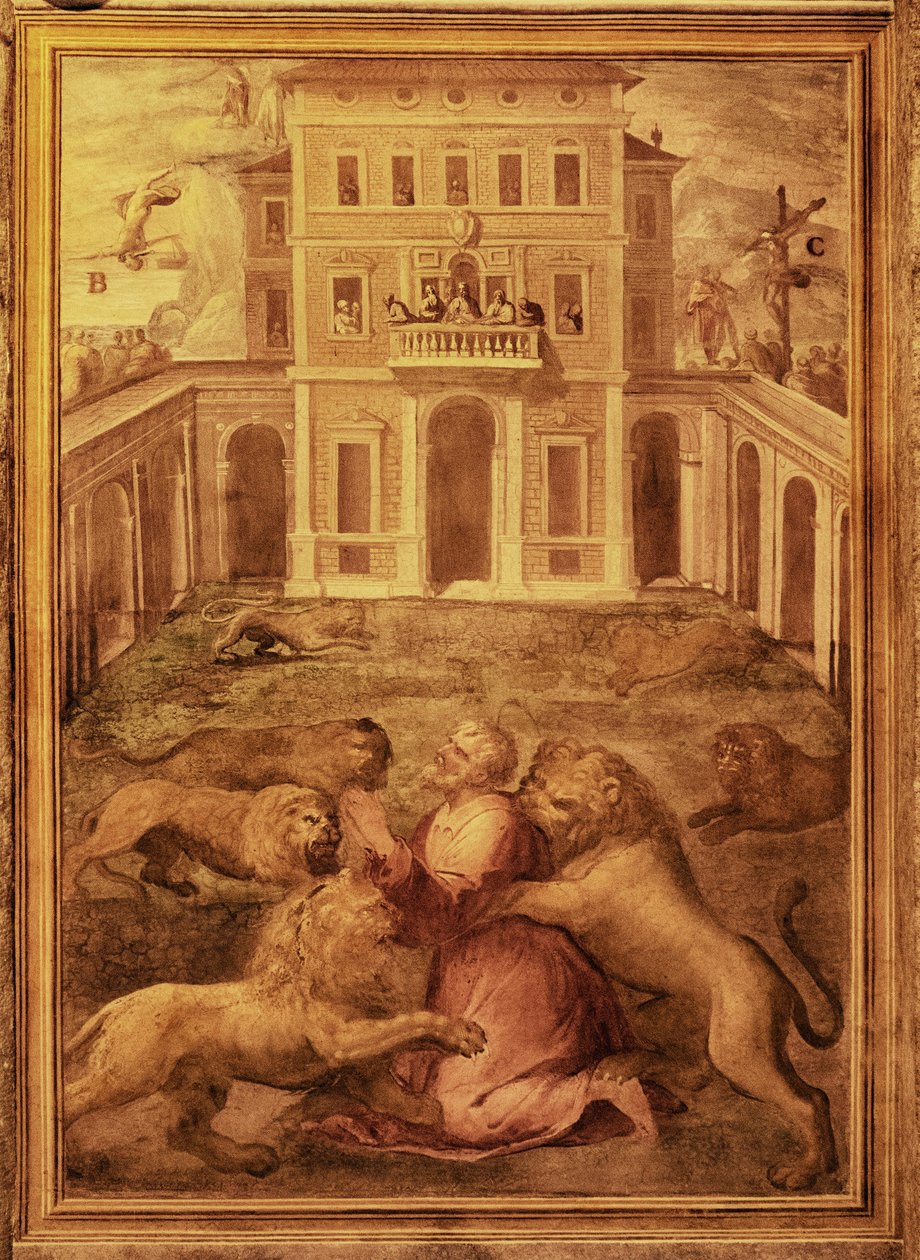 Basilica minor Santo Stefano Rotondo, Santo Stefano al Monte Celio, Basilica di Santo Stefano Rotondo al Celio door Niccolo called Pomarancio Circignani