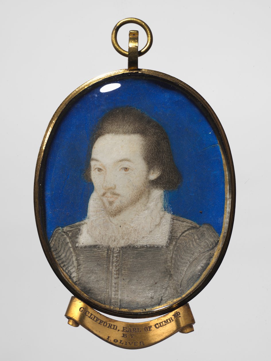 Portret van een man, ca. 1600 door Nicholas (manner of) Hilliard