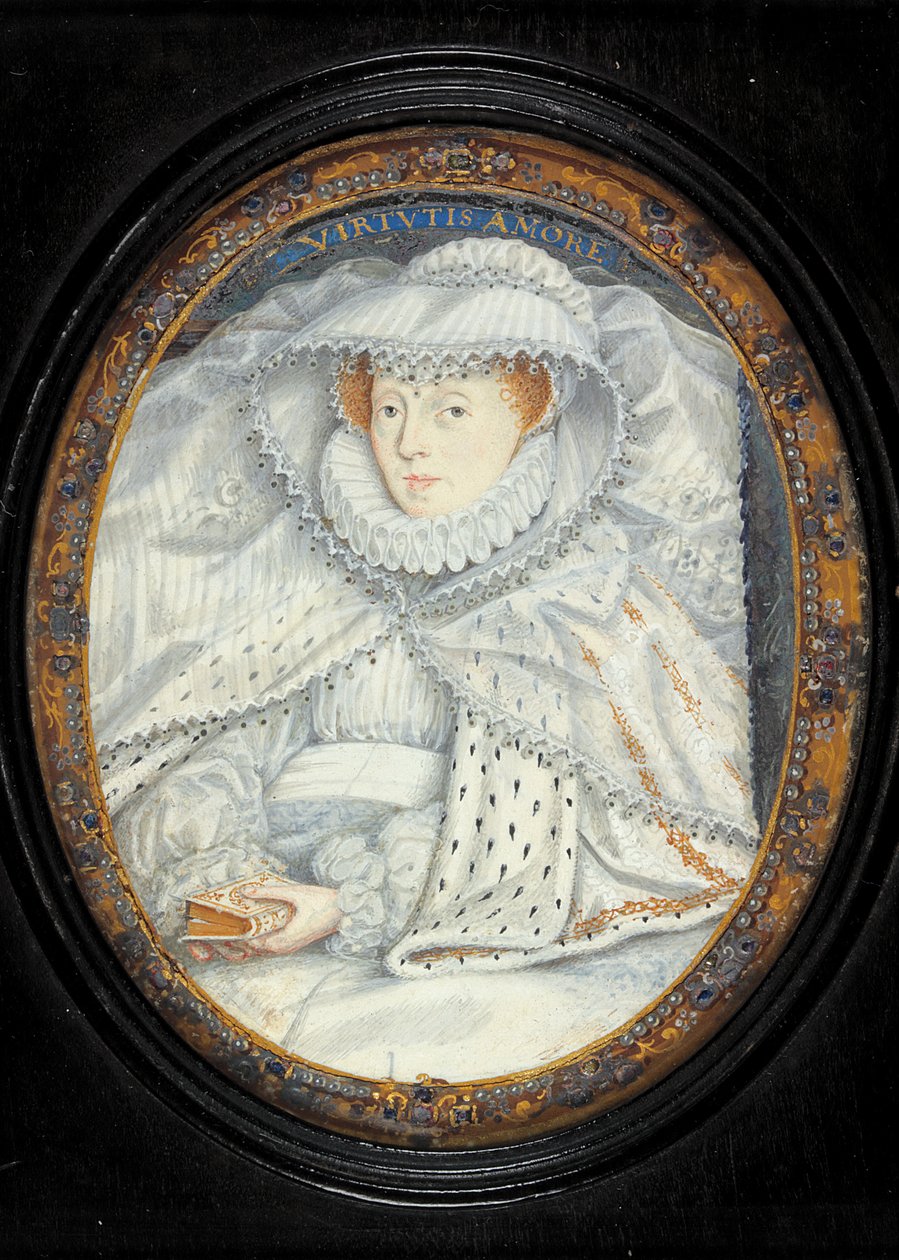 Een dame traditioneel geïdentificeerd als Mary Queen of Scots door Nicholas Hilliard