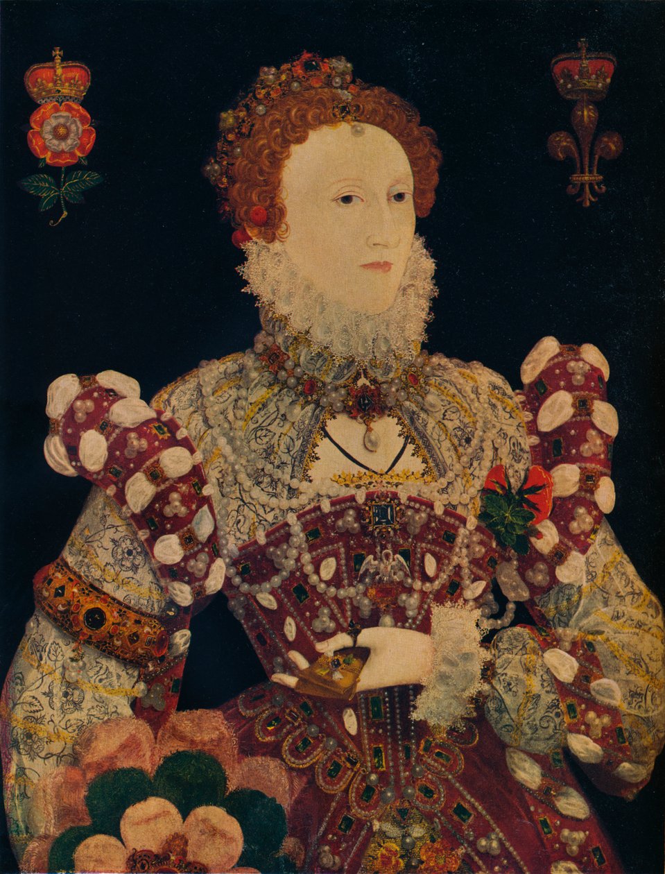 Elizabeth I, Koningin van Engeland en Ierland, c1574 door Nicholas Hilliard