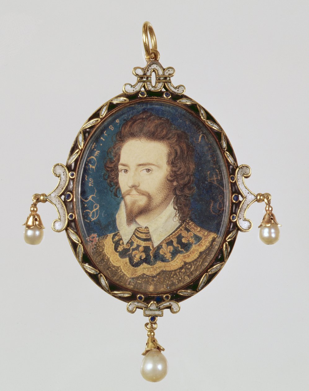 George Clifford, 3e Graaf van Cumberland door Nicholas Hilliard