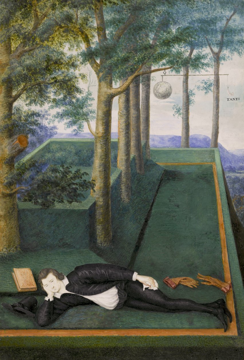 Henry Percy, 9e Graaf van Northumberland, 1590-95 door Nicholas Hilliard