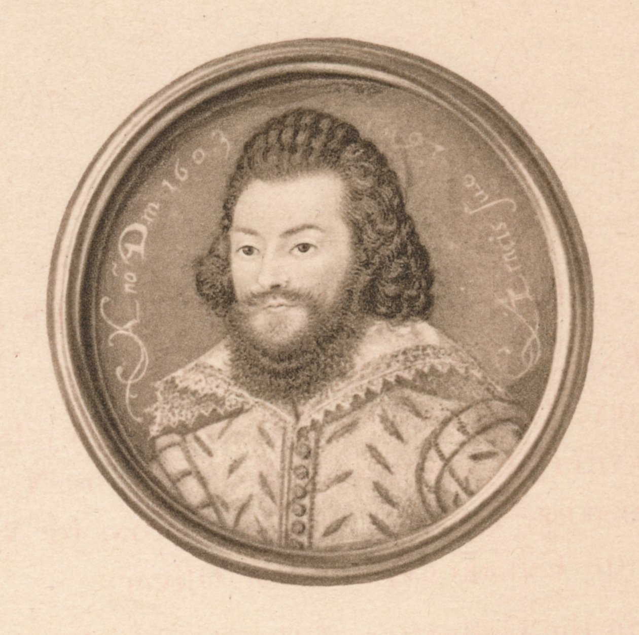 Henry Wriothesley, graaf van Southampton door Nicholas Hilliard