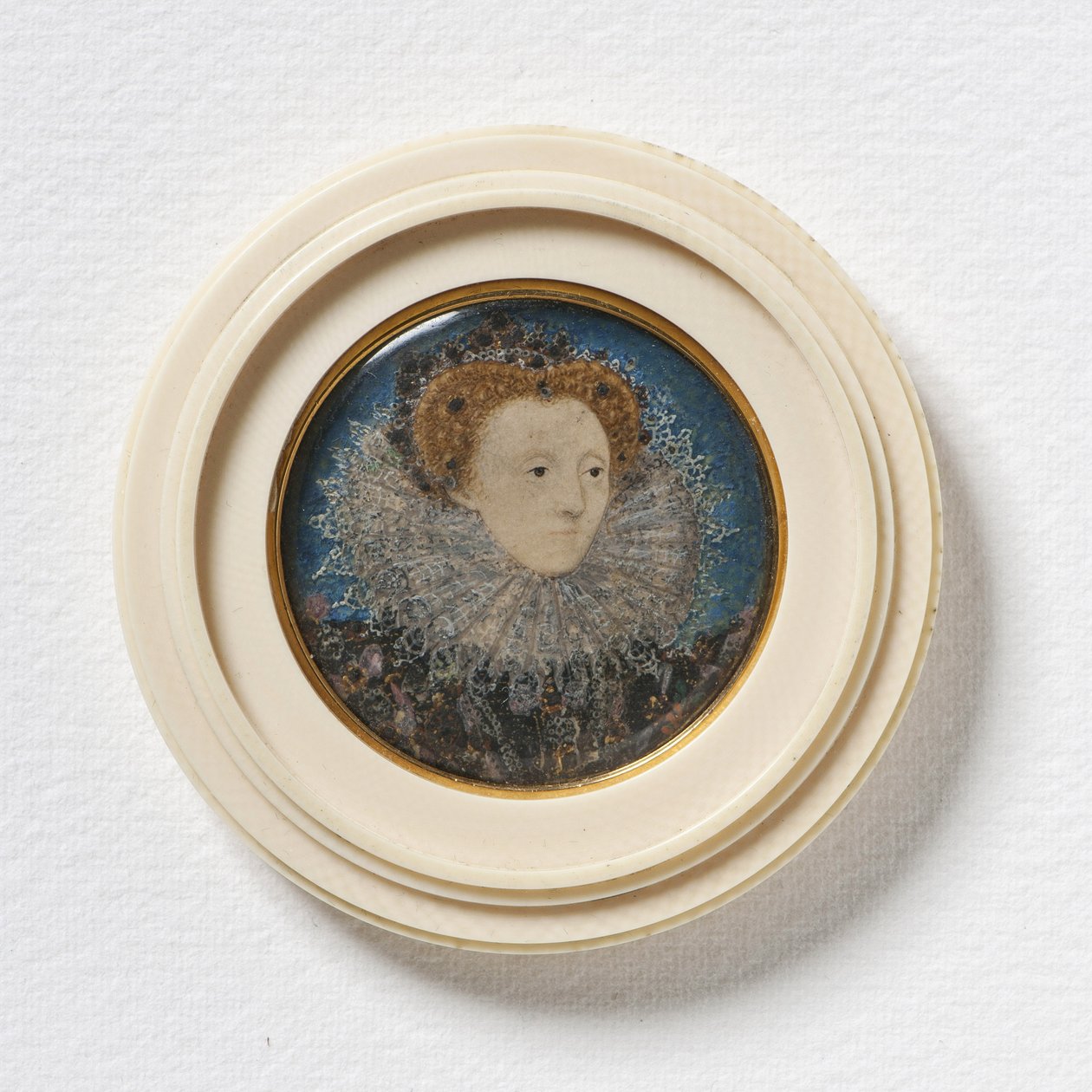 Portret van Elizabeth I van Engeland door Nicholas Hilliard