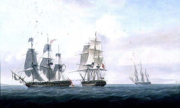 Het Spaanse fregat 