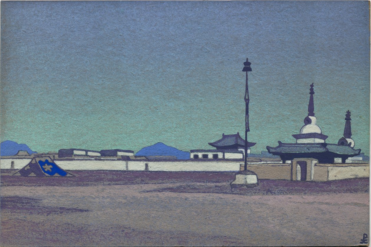 Batukhalka, Hoofdstad van Binnen-Mongolië door Nicholas Roerich