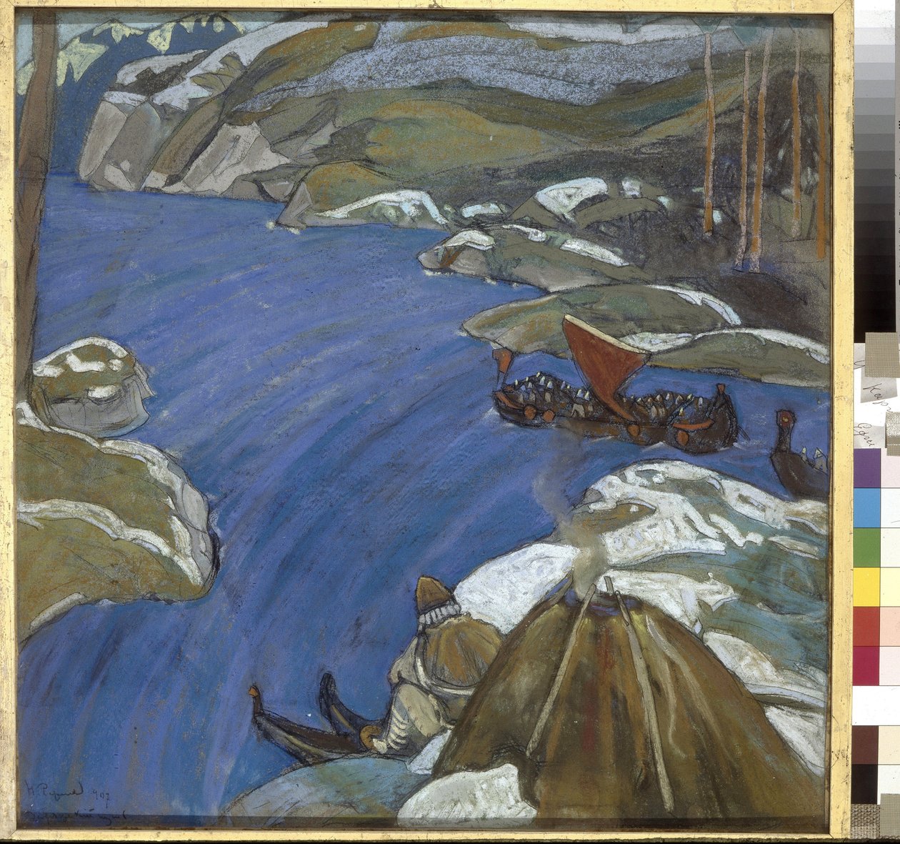 De Varangiaanse route door Nicholas Roerich