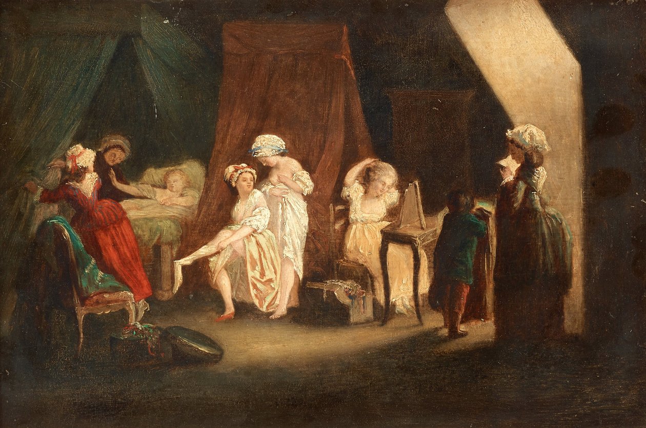 Het opstaan van de modearbeiders door Niclas II Lafrensen