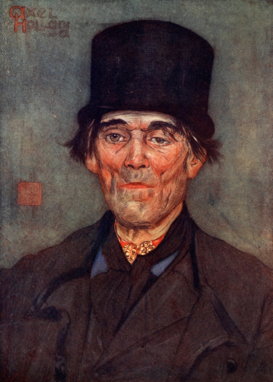 Een oude man van Axel, 1904 door Nico Jungman