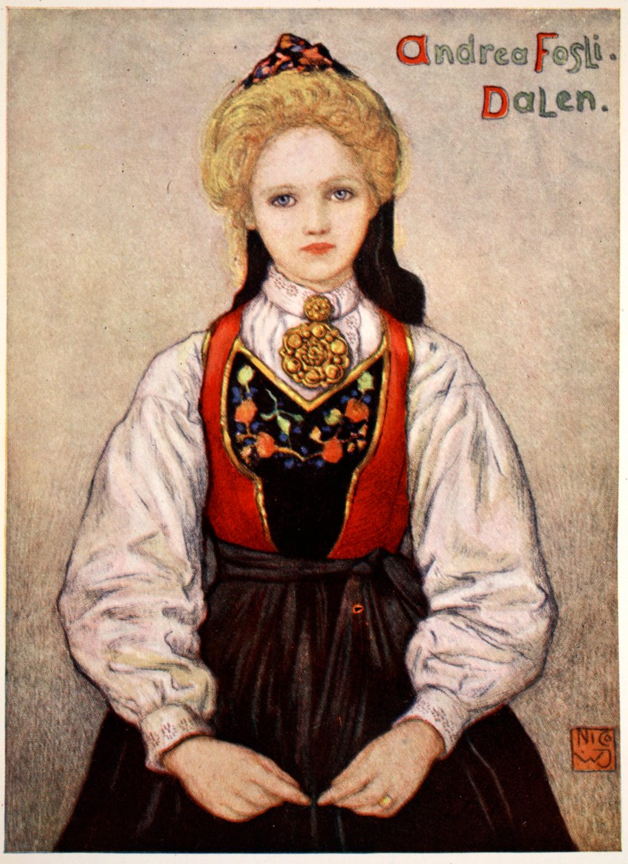Plattelandsmeisje uit Dalen, 1905 door Nico Jungman