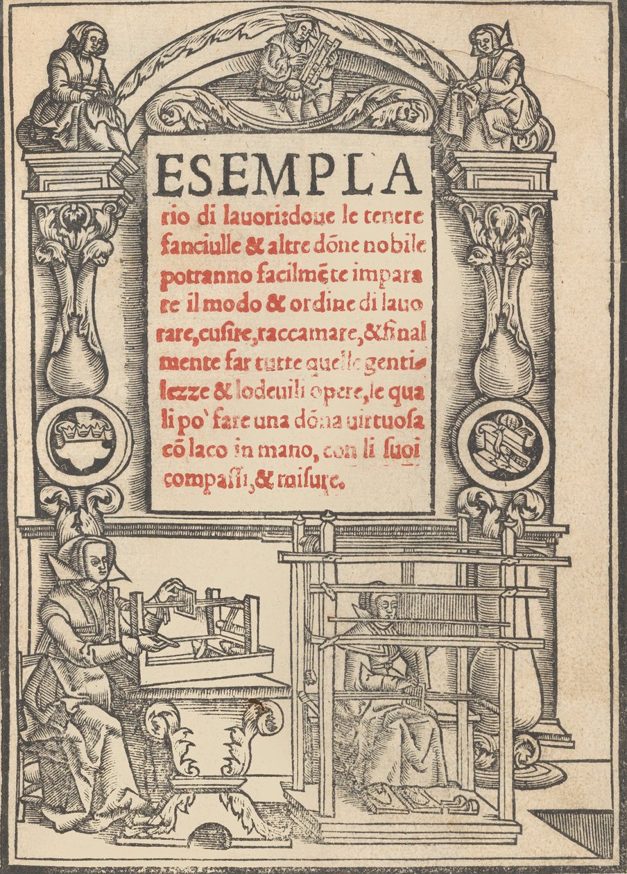 Esemplario di lavori, augustus 1529 door Nicolò Zoppino