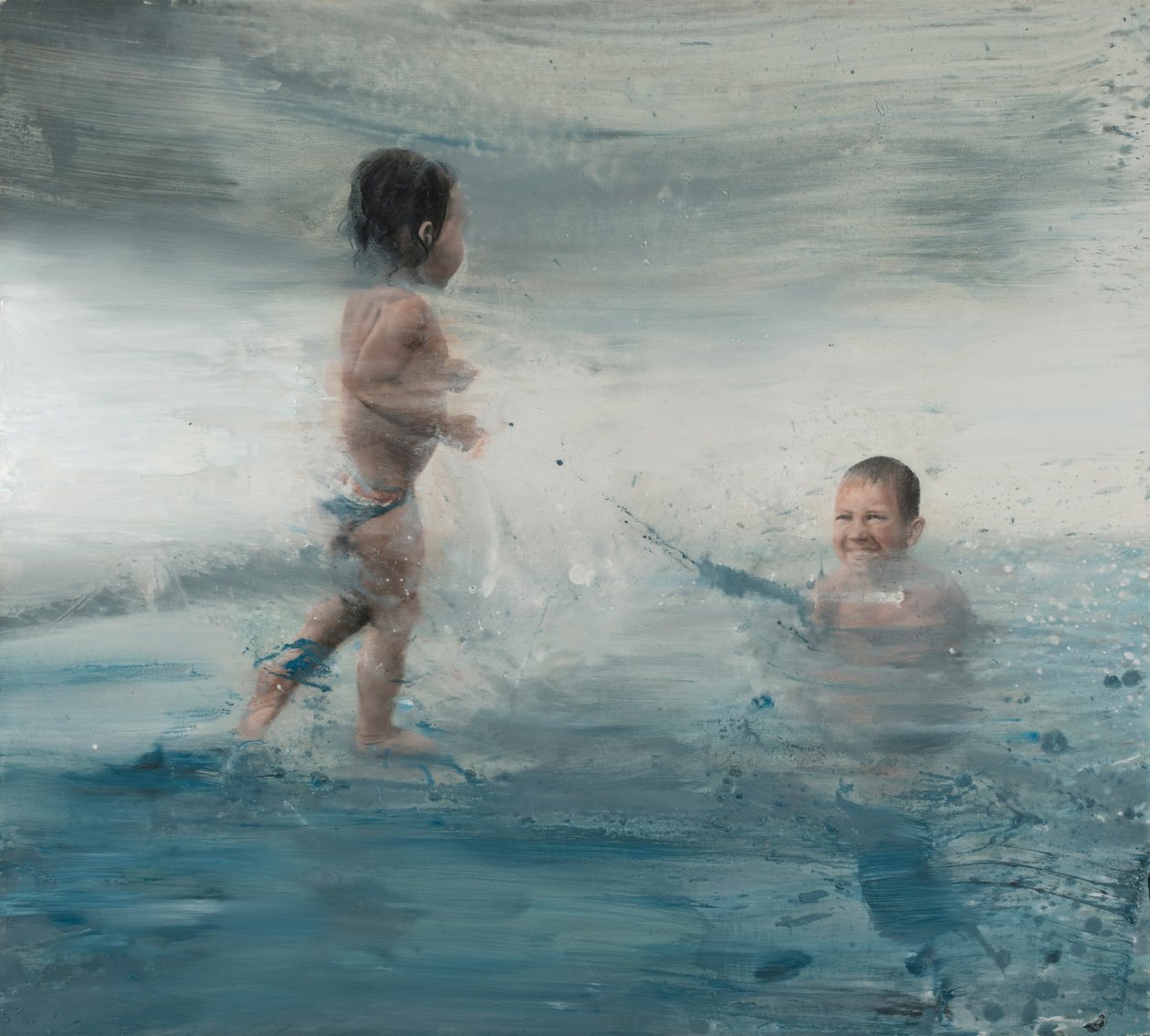 Kinderen aan Zee door Nicola Pucci