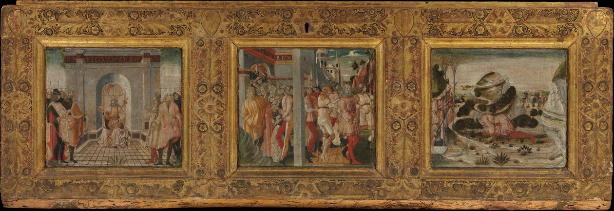Scènes uit het Leven van Koning Nebukadnezar door Nicola di Maestro Antonio d