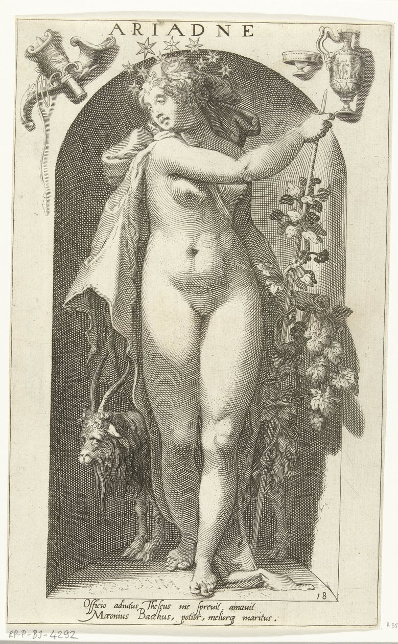 Ariadne door Nicolaas Braeu