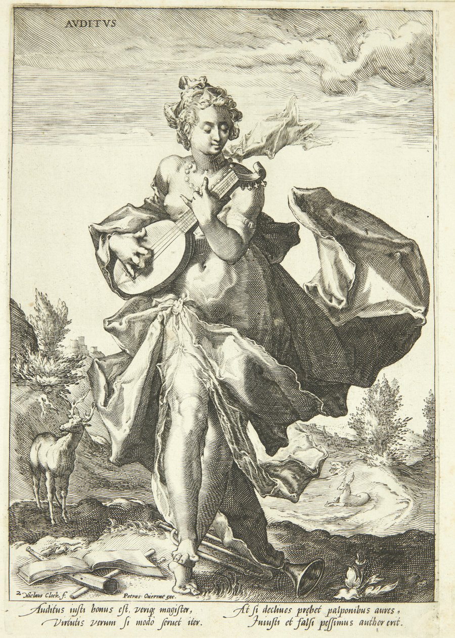 Gehoor door Nicolaes Jansz. Clock
