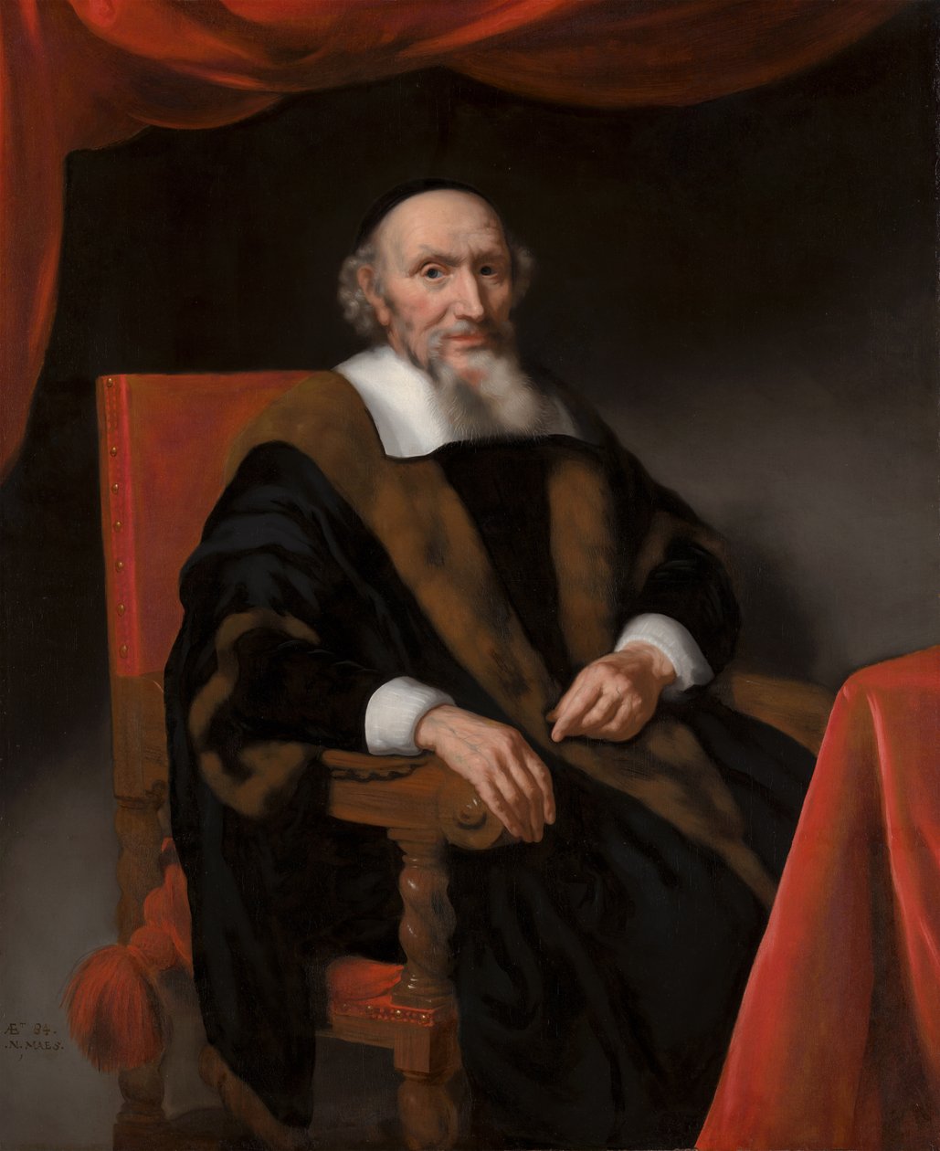 Portret van Jacob Trip door Nicolaes Maes